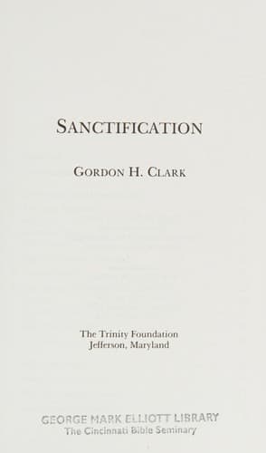 Tapa de Sanctification