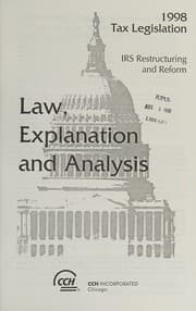Tapa de 1998 tax legislation, IRS restructuring and reform