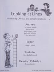 Tapa de Looking at Lines