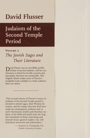 Tapa de Judaism of the Second Temple period, sages and literature