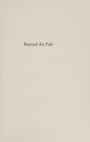 Tapa de Beyond the pale