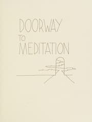 Tapa de Doorway to meditation