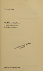 Tapa de The military chaplaincy