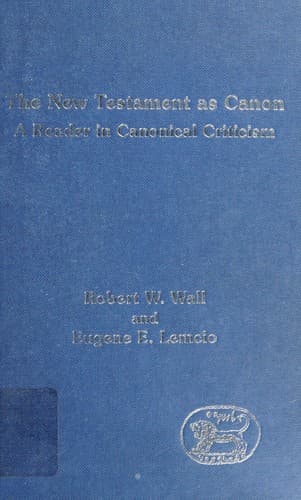 Tapa de The New Testament As Canon