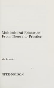 Tapa de Multicultural education