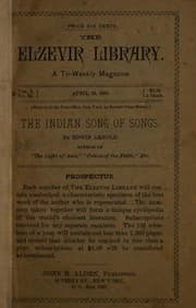 Tapa de The Indian Song of songs