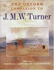 Tapa de The Oxford companion to J.M.W. Turner