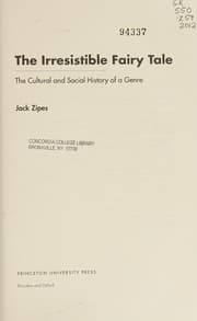 Tapa de The irresistible fairy tale