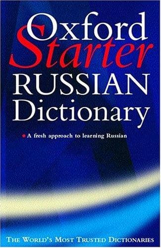 Tapa de The Oxford starter Russian dictionary