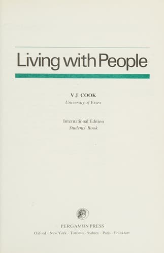 Tapa de Living with people
