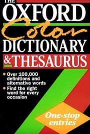 Tapa de The Oxford color dictionary & thesaurus