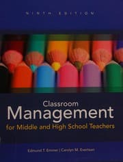 Tapa de Classroom management for middle and high school teachers