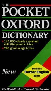 Tapa de The Pocket Oxford Dictionary of Current English