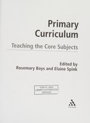 Tapa de Primary curriculum