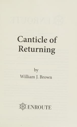 Tapa de Canticle of Returning