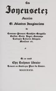 Tapa de Les joyeusetez