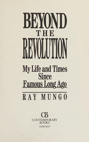 Tapa de Beyond the revolution