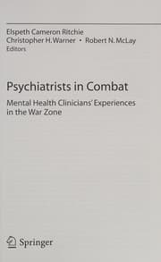 Tapa de Psychiatrists in Combat