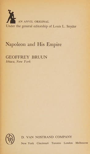 Tapa de Napoleon and his empire
