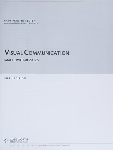 Tapa de Visual communication