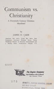Tapa de Communism vs. Christianity