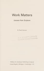 Tapa de Work matters