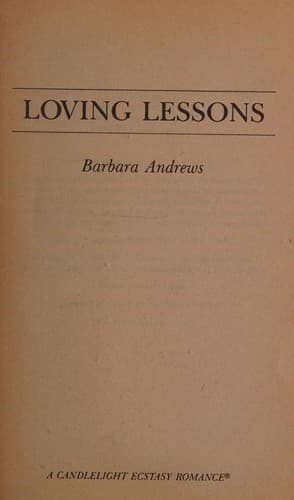 Tapa de Loving Lessons