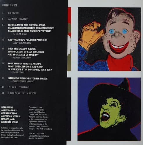 Tapa de Reframing Andy Warhol