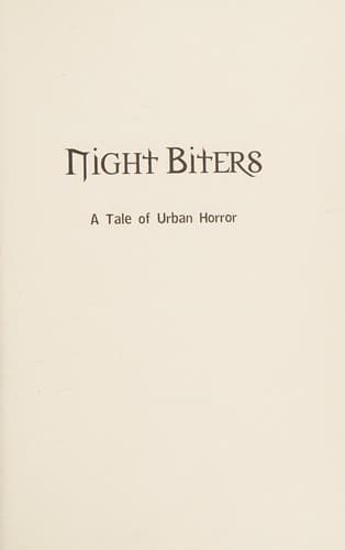 Tapa de Night biters