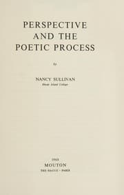 Tapa de Perspective and the poetic process
