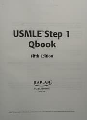 Tapa de Medical USMLE Step 1 Qbook
