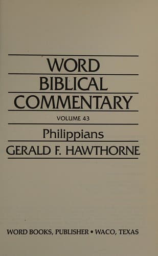 Tapa de Philippians