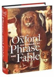 Tapa de The Oxford dictionary of phrase and fable