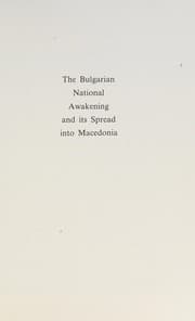 Tapa de The Bulgarian national awakening and its spread into Macedonia