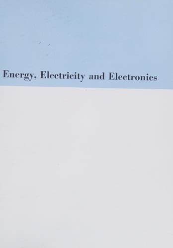 Tapa de Energy, electricity and electronics
