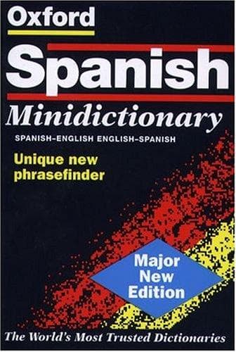 Tapa de Oxford Spanish Minidictionary