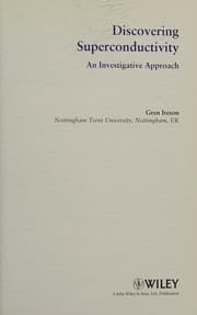 Tapa de Discovering superconductivity