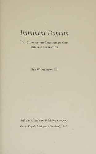 Tapa de Imminent domain