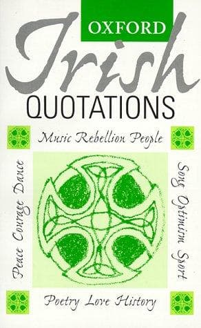 Tapa de Oxford Irish quotations
