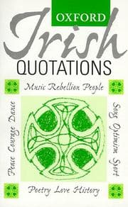Tapa de Oxford Irish quotations