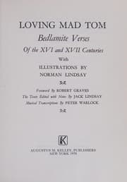 Tapa de Loving Mad Tom, bedlamite verses of the XVI and XVII centuries