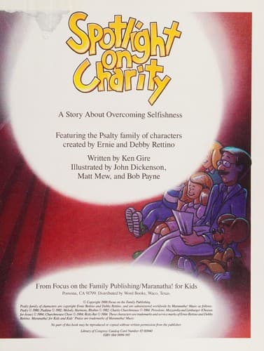 Tapa de Spotlight on Charity