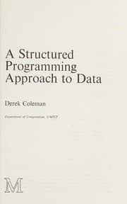 Tapa de A structured programming approach to data