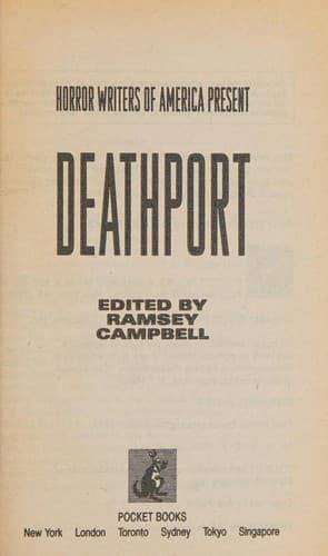Tapa de Horror Writers of America Present Deathport
