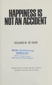 Tapa de Happiness is not an accident