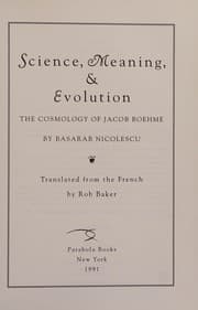 Tapa de Science, Meaning, & Evolution