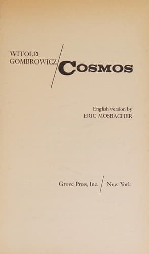 Tapa de Cosmos
