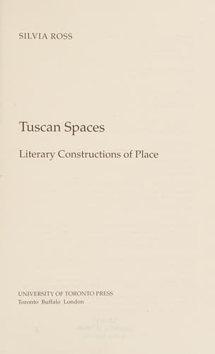 Tapa de Tuscan Spaces