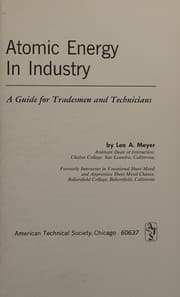 Tapa de Atomic energy in industry
