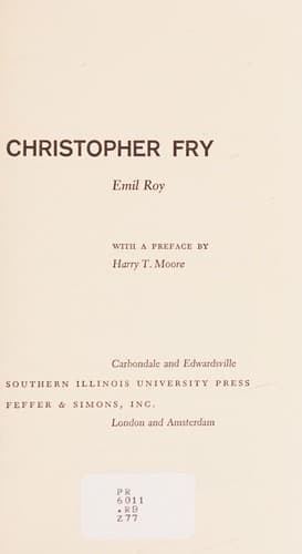 Tapa de Christopher Fry